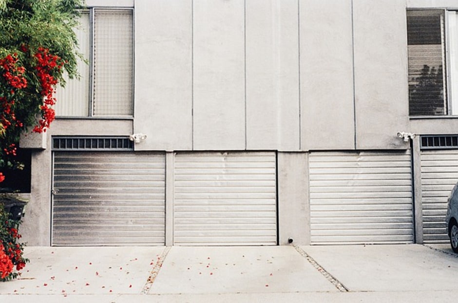 View of Aluminum Garage Door