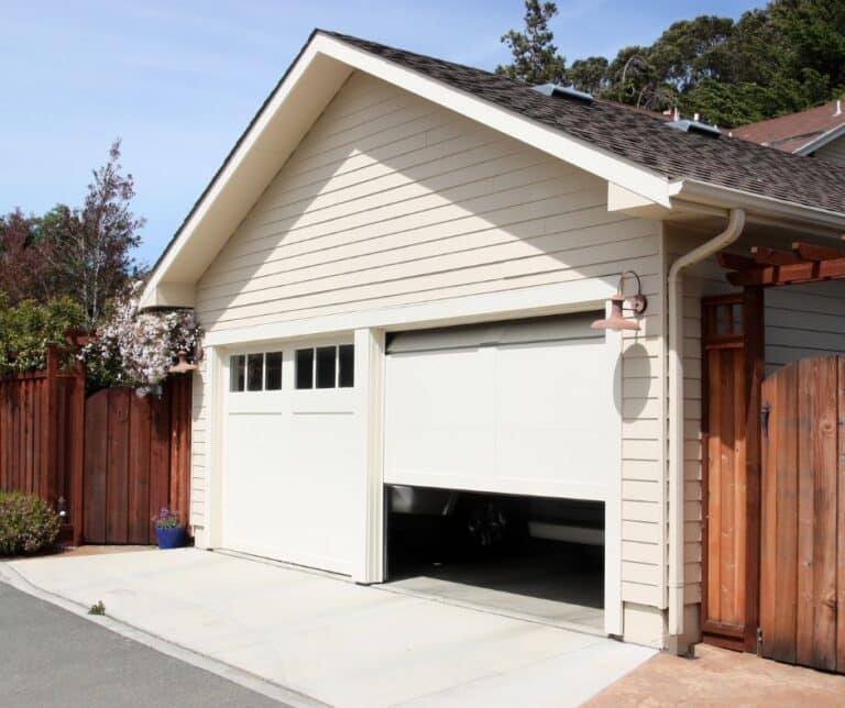 open garage door
