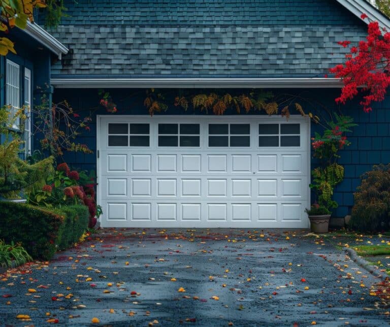 fall garage door